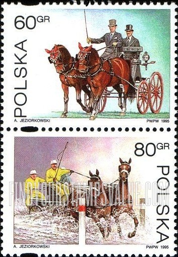 FindYourStampsValue: Horse-Equipage Driving World Championships, Poznan