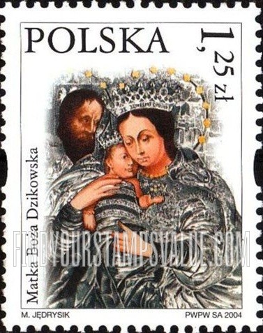 FindYourStampsValue: Depictions of the Virgin Mary: Matka Boza Dzikowska
