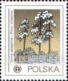 FindYourStampsValue: Human Environment Emblem and Scotch pine