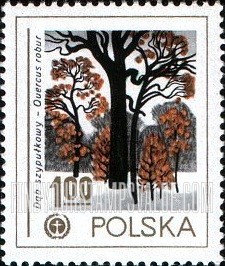 FindYourStampsValue: Human Environment Emblem and English oak