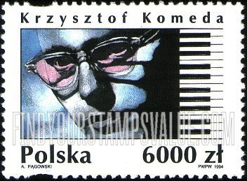 FindYourStampsValue: Krzysztof Komeda (1931-69), Jazz Muscian