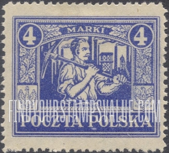 FindYourStampsValue: Miner: Type of 1919