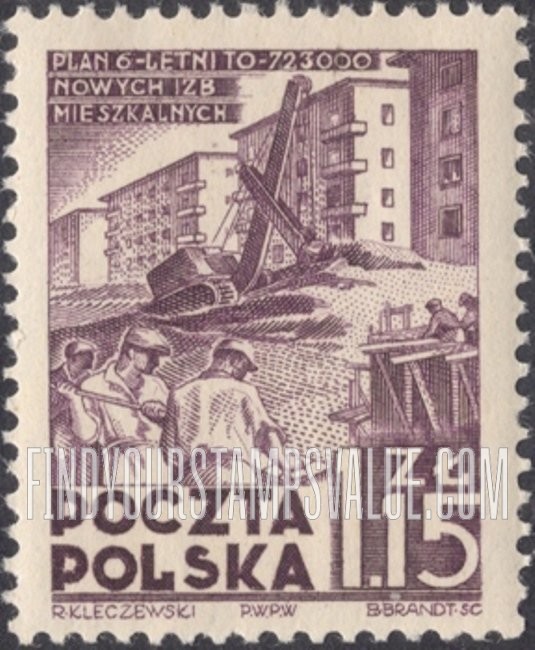 FindYourStampsValue: Apartment House Construction