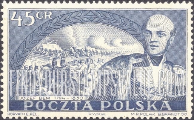 FindYourStampsValue: Josef Bem and Battle Scene