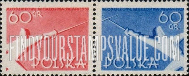 FindYourStampsValue: Fencer facing left and right