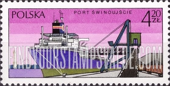 FindYourStampsValue: Polish Ports: Coal loading installations, Swinoujscie