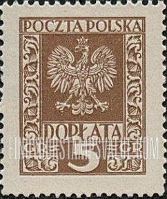 FindYourStampsValue: POSTAGE DUE - Polish eagle