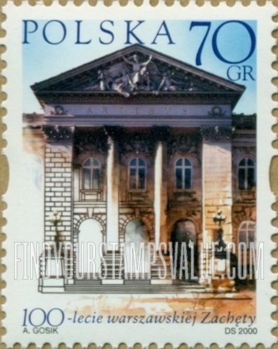 FindYourStampsValue: Zacheta Art Museum, Warsaw, Centennial