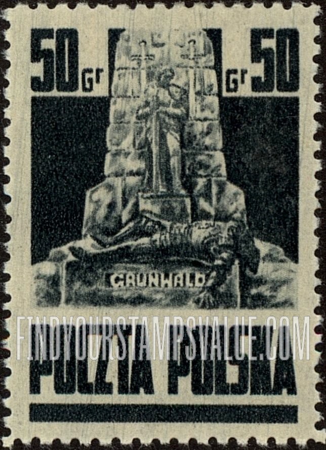 FindYourStampsValue: Grunwald Monument, Cracow