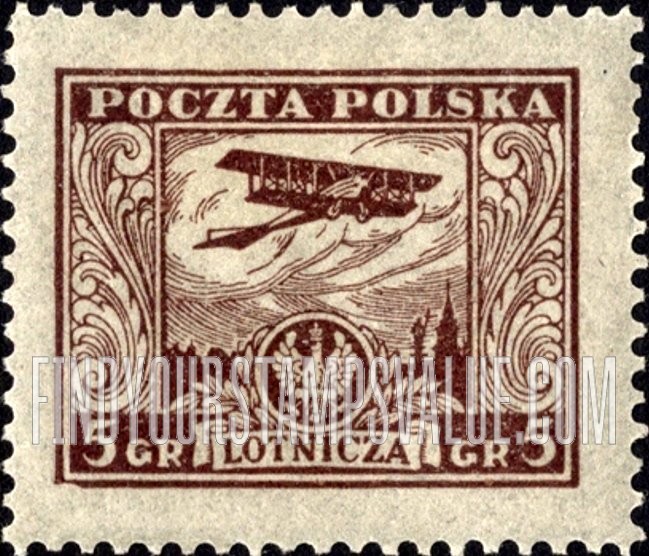 FindYourStampsValue: AIR POST - Biplane
