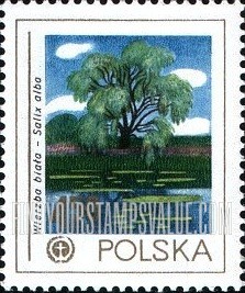 FindYourStampsValue: Human Environment Emblem and White willow