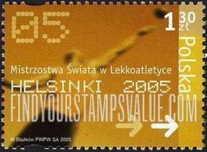 FindYourStampsValue: World Track and Field Championships, Helsinki: Shot put