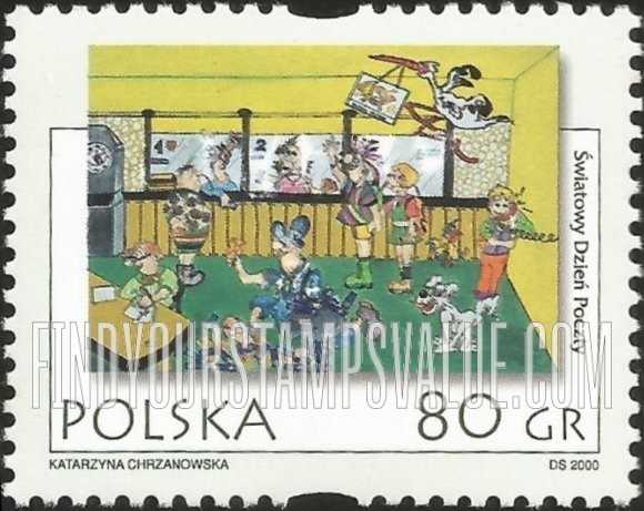 FindYourStampsValue: World Post Day: Katarzyna Chrzanowska