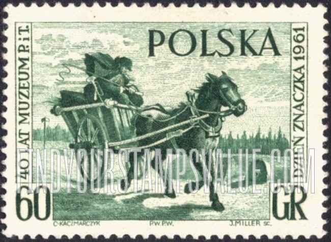 FindYourStampsValue: Mail Cart, by Jan Chelminski