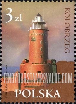 FindYourStampsValue: Lighthouses: Kolobrzeg Lighthouse