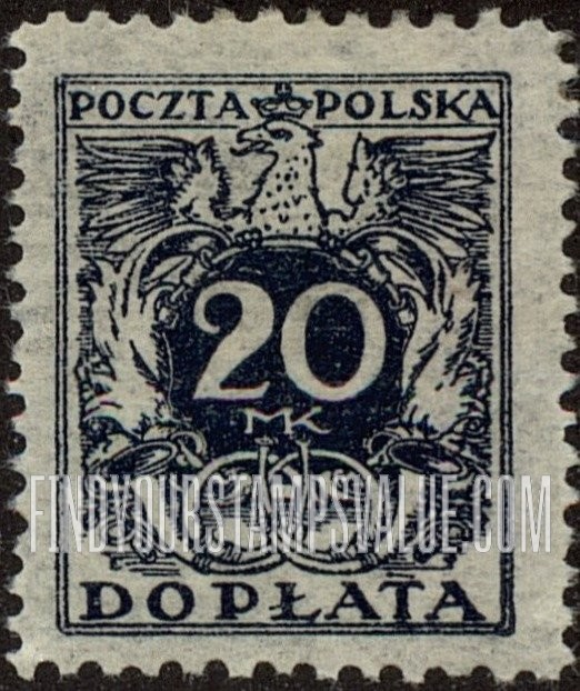 FindYourStampsValue: POSTAGE DUE - Numerals of Value