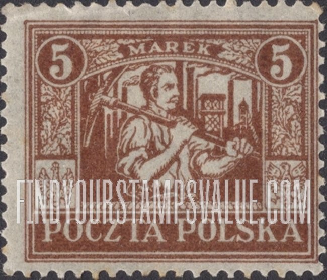 FindYourStampsValue: Miner: Type of 1919