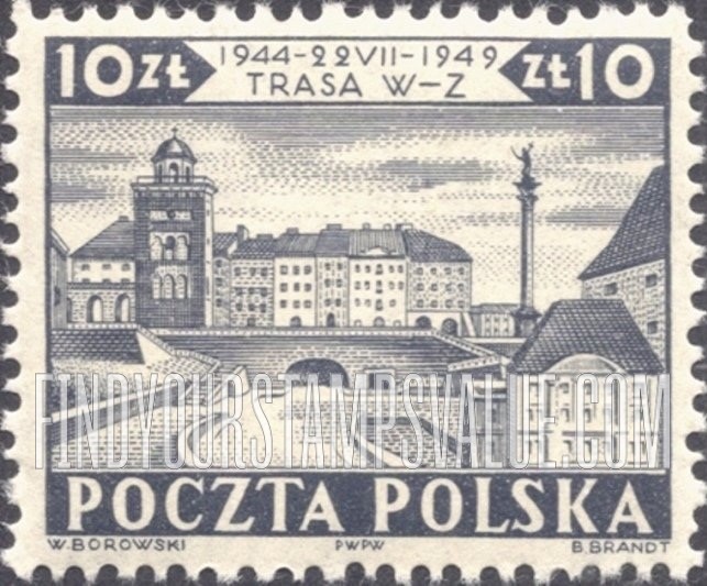FindYourStampsValue: Warsaw Scene
