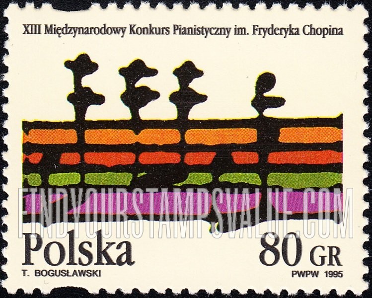 FindYourStampsValue: 13th International Chopin Piano Festival: Polonaise score