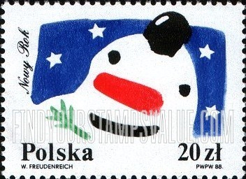 FindYourStampsValue: New Year 1989