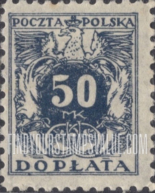 FindYourStampsValue: POSTAGE DUE - Numerals of Value