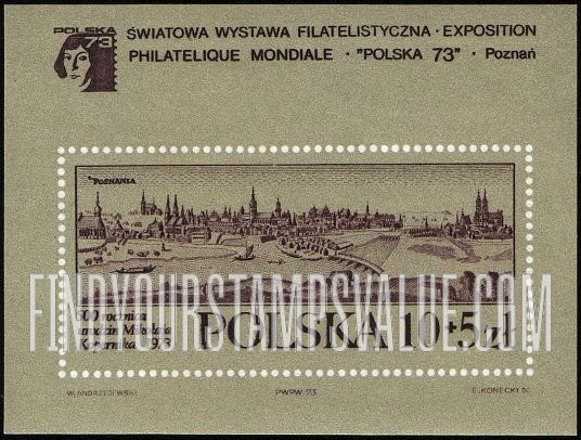 FindYourStampsValue: SEMI-POSTAL - Poznan, 1740, by F. B. Werner