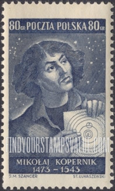 FindYourStampsValue: Nicolaus Copernicus