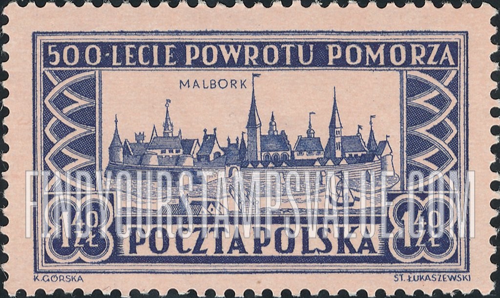 FindYourStampsValue: Cities: Malbork