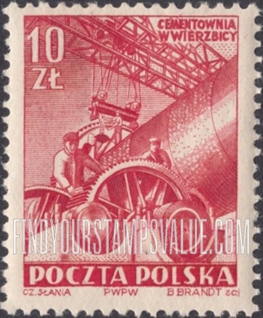 FindYourStampsValue: Concrete Works, Wierzbica