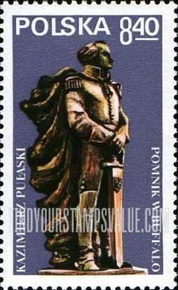 FindYourStampsValue: Pulaski Monument, Buffalo
