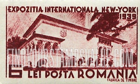 FindYourStampsValue: Romanian Pavilion