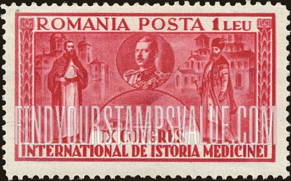 FindYourStampsValue: Cantacuzino and Gregory Ghika, Founders of Coltea and Pantelimon Hospitals
