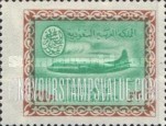 FindYourStampsValue: AIR POST: Saudi airlines convair - البريد الجويّ: طائرة كونفير تابعة للخطوط الجوية السعودية