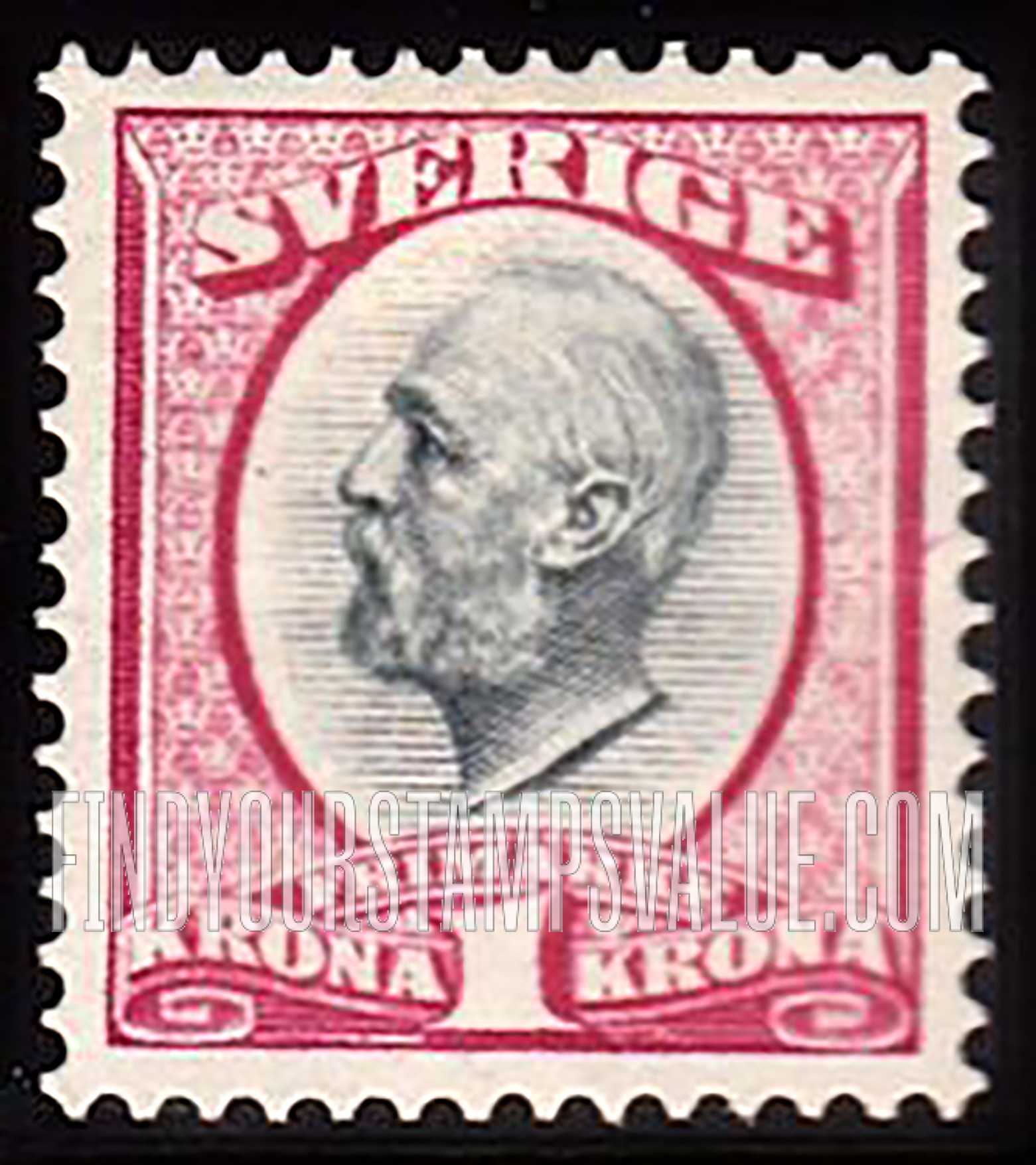 FindYourStampsValue: King Oscar II