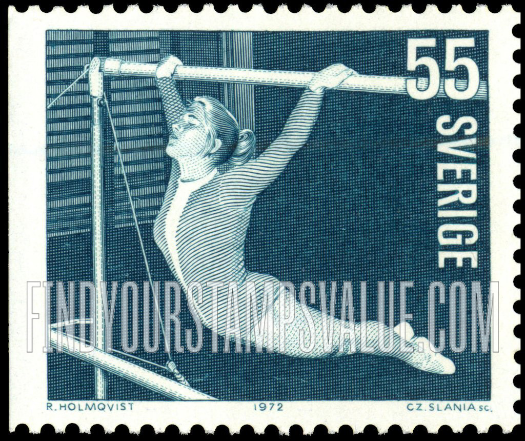 FindYourStampsValue: Women Athletes: Gymnastics