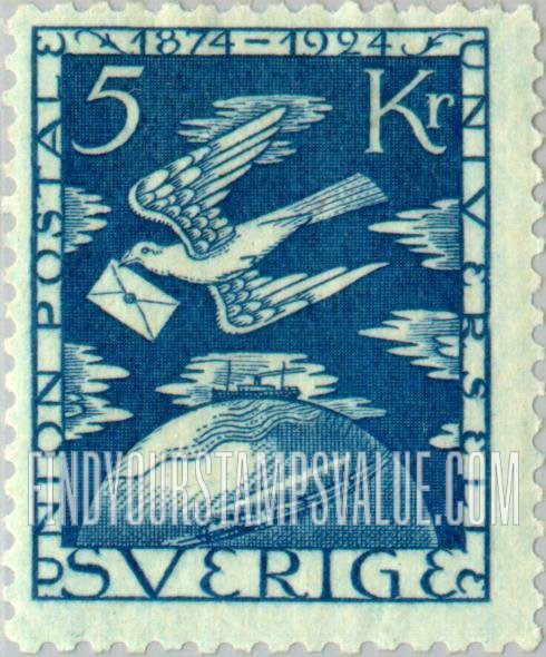 FindYourStampsValue: Universal Postal Union Congress: Carrier Pigeon and Globe