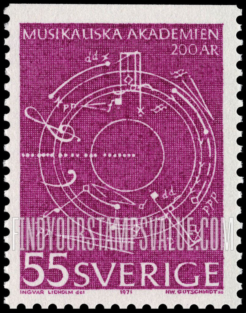 FindYourStampsValue: Abstract Music, by Ingvar Lidholm