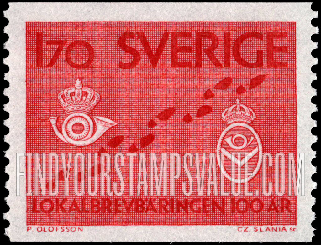 FindYourStampsValue: Footsteps and postmen’s badges