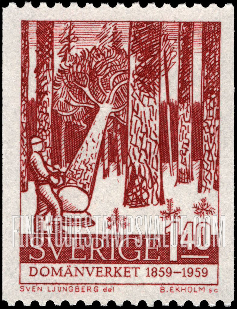 FindYourStampsValue: Felling tree