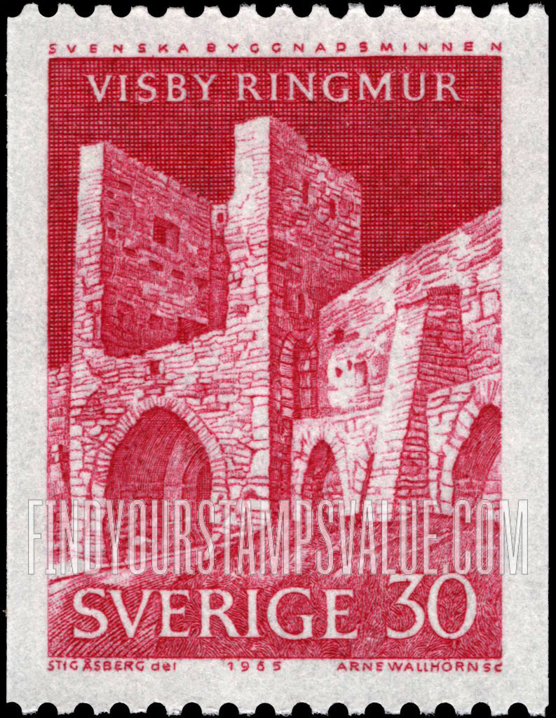 FindYourStampsValue: Visby Town Wall