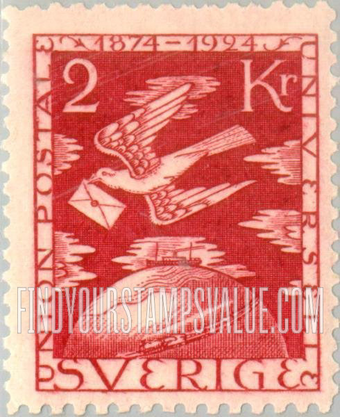 FindYourStampsValue: Universal Postal Union Congress: Carrier Pigeon and Globe