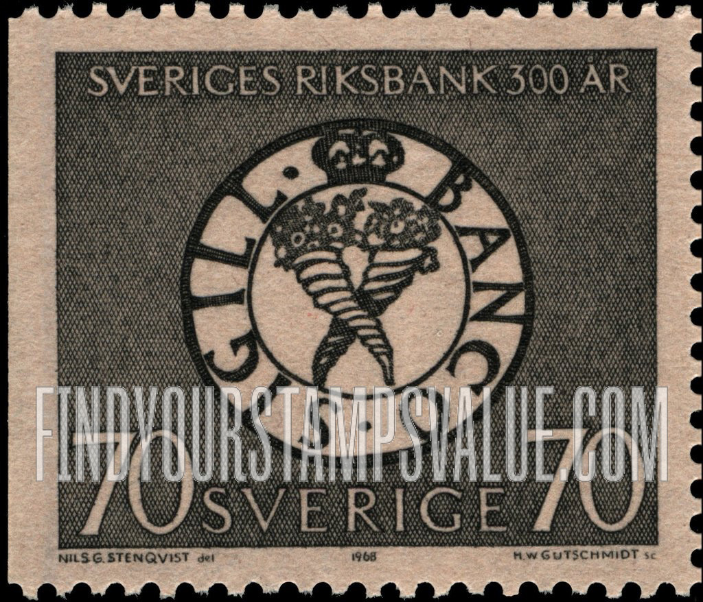 FindYourStampsValue: National Bank Seal