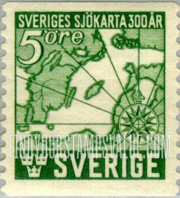 FindYourStampsValue: Johan Mansson’s Chart of Baltic, 1644