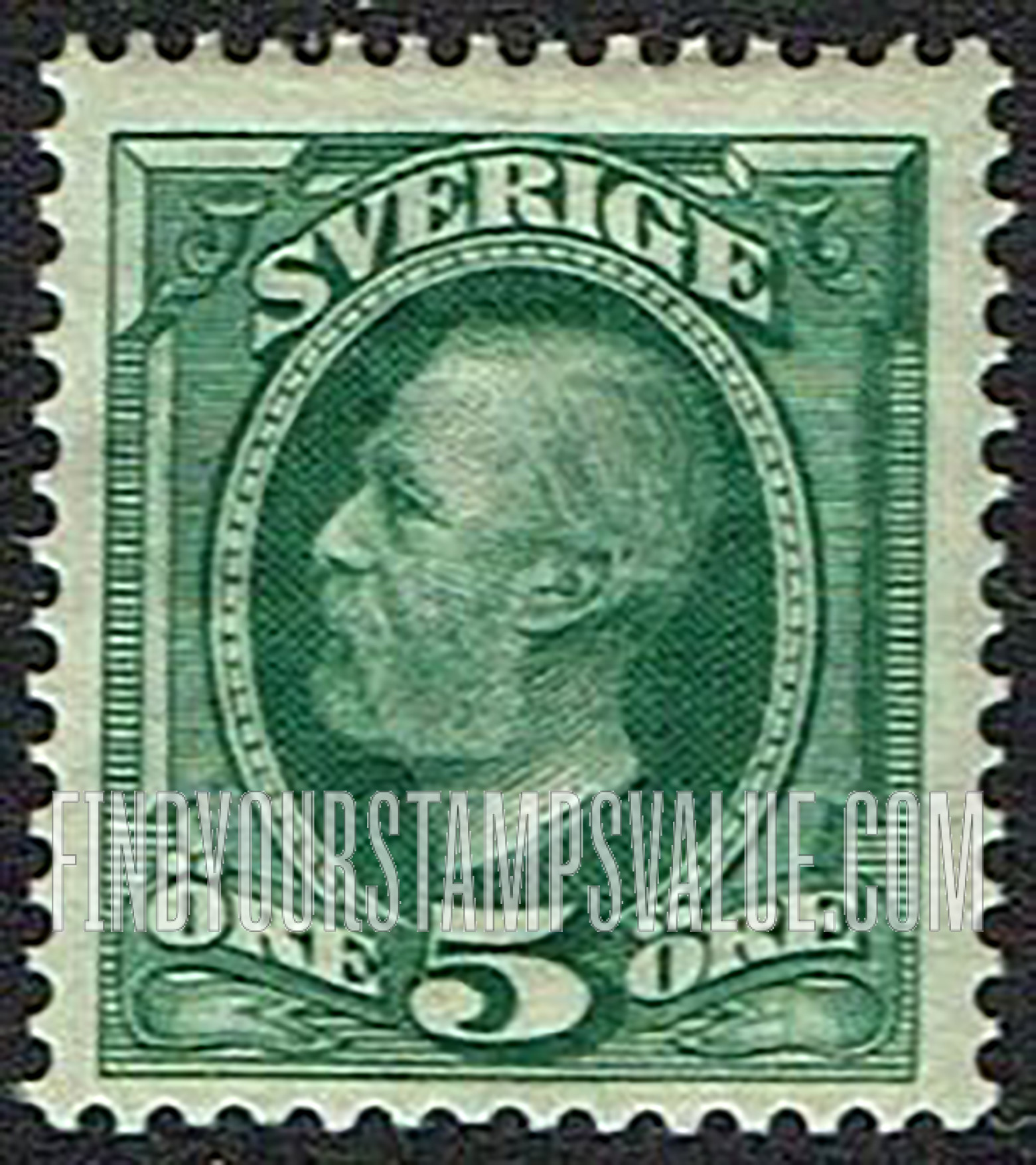 FindYourStampsValue: King Oscar II