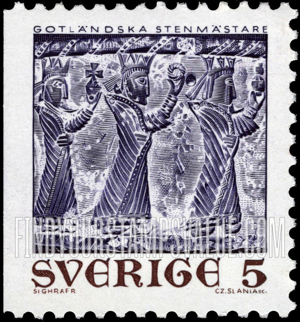 FindYourStampsValue: The Three Kings, Grotlingbo Church
