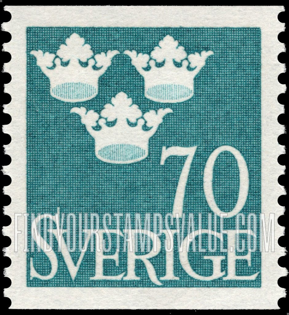 FindYourStampsValue: Three Crowns