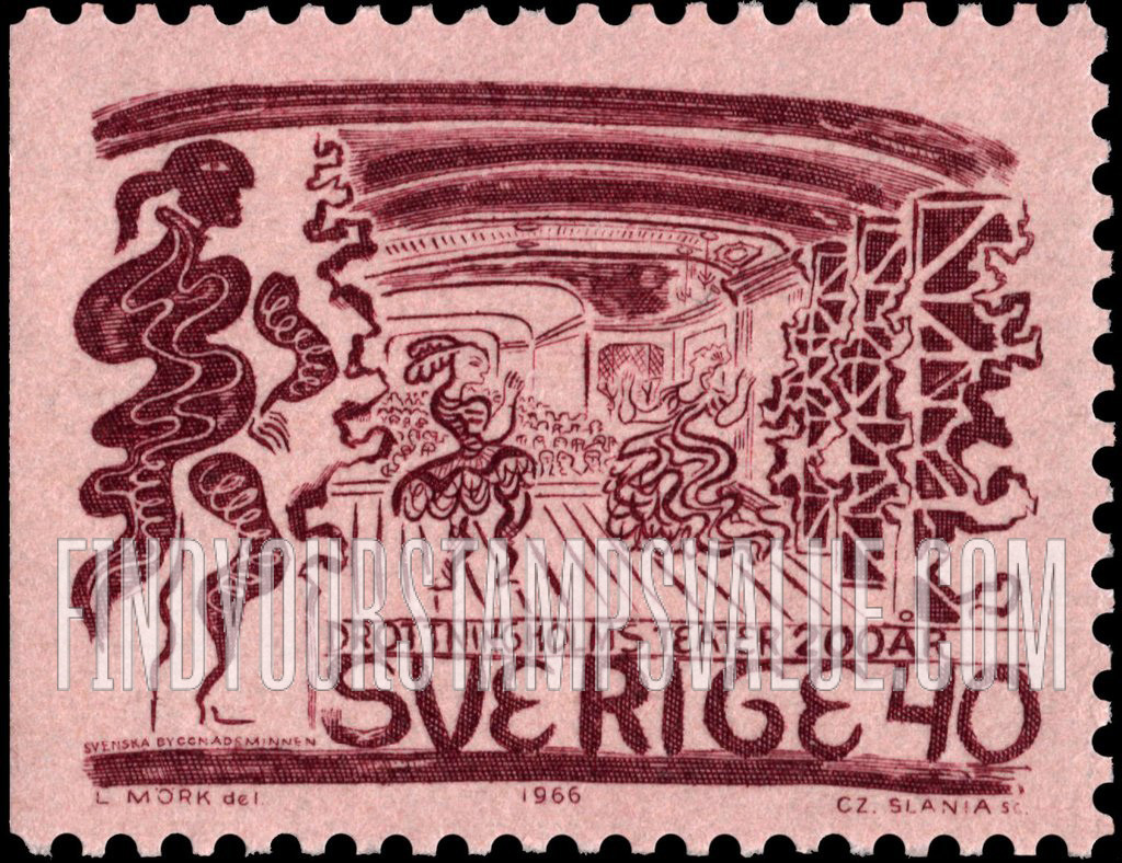 FindYourStampsValue: Stage, Drottningholm Court Theater