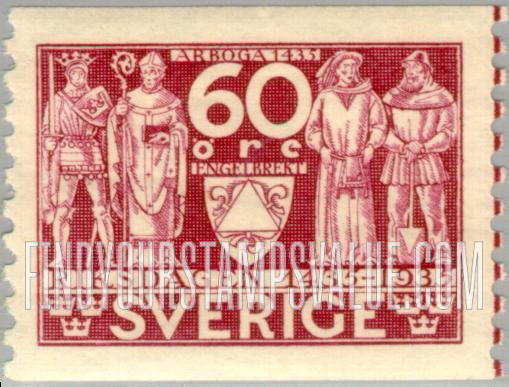 FindYourStampsValue: The “Four Estates” and Arms of Engelbrekt