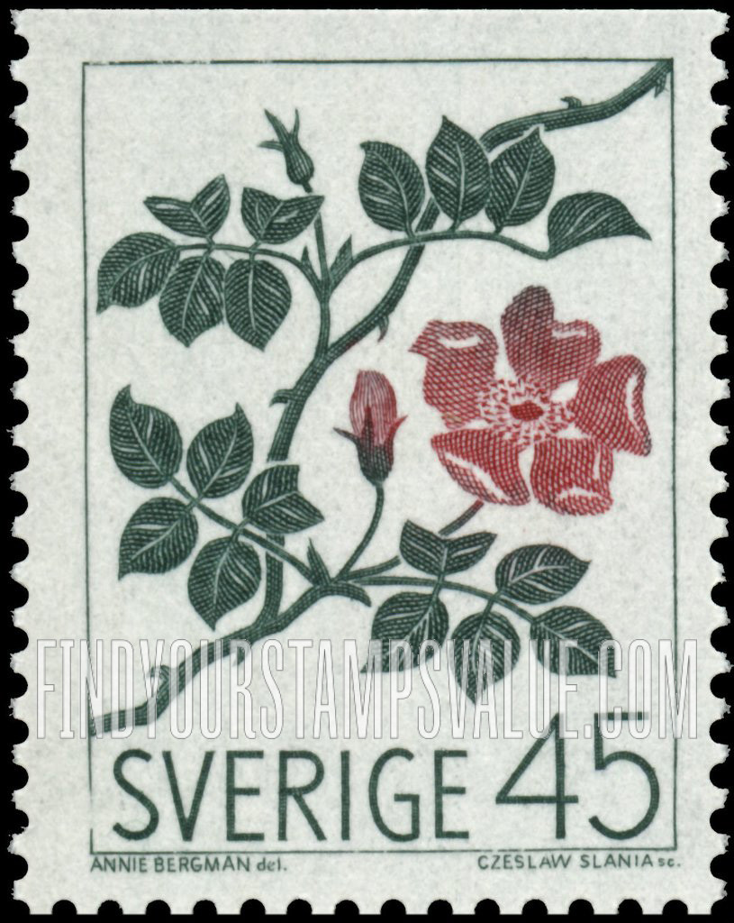 FindYourStampsValue: Dog rose