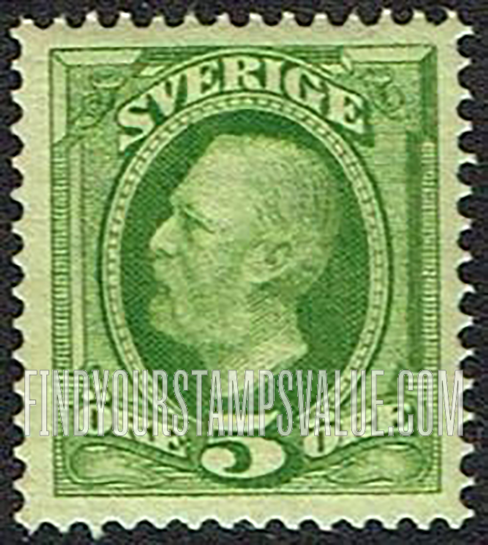 FindYourStampsValue: King Oscar II